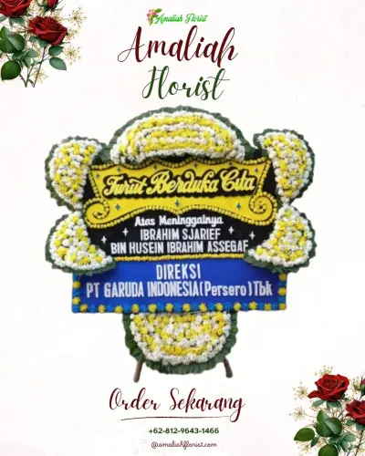Papan Bunga Duka di Sukomarto