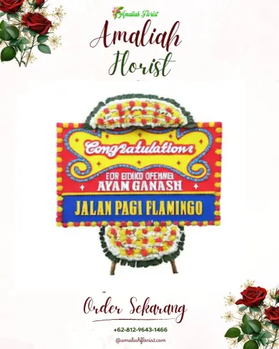 Bunga Papan Congratulation di Sukomarto